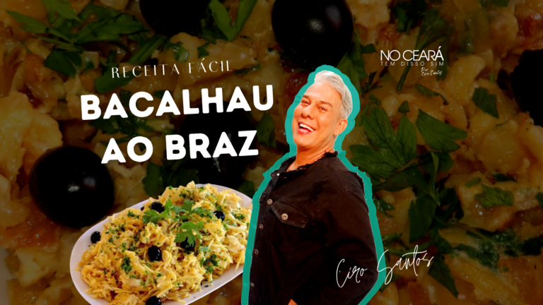 RECEITA FÁCIL DE BACALHAU AO BRAZ por Ciro Santos