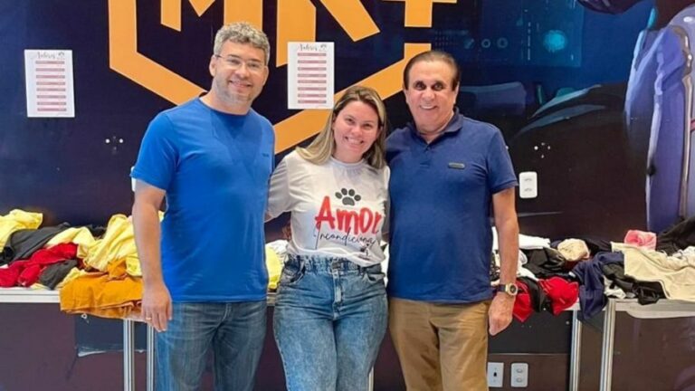 Gaudêncio Lucena e Felipe Ribeiro prestigiam Bazar Solidário do Abrigo São Lázaro