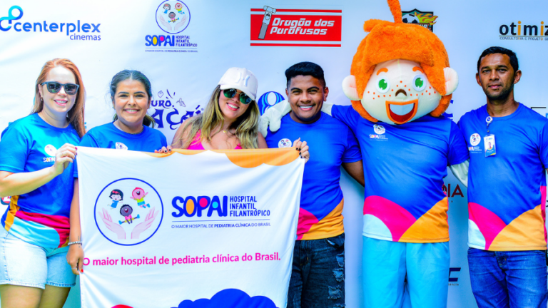 Personalidades do futebol cearense entram em campo em prol do Hospital Infantil Filantrópico SOPAI e arrecadam 2 toneladas de alimentos