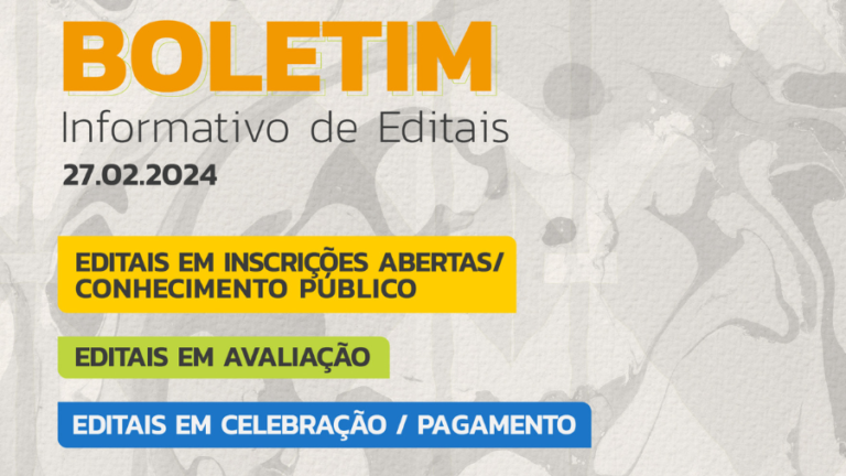 Edital Ceará da Paixão avança com resultado de cotas e análise técnica; confira boletim semanal dos editais da Secult Ceará