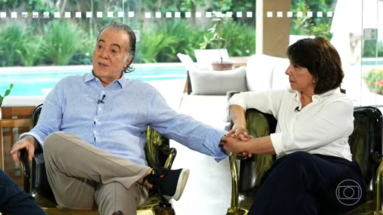 Em entrevista após cirurgias na cabeça, Tony Ramos se declara à mulher: ‘Somos um corpo só’