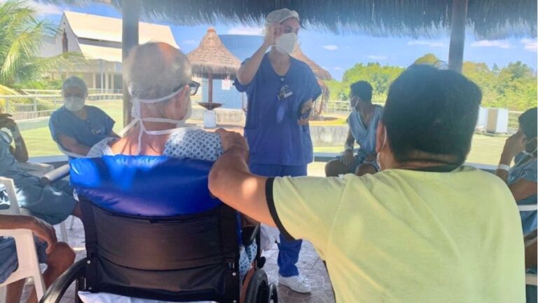 Casa de Cuidados do Ceará promove grupos para dar suporte à reabilitação de pacientes com tuberculose