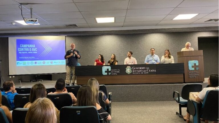 Hospital Regional Norte realiza ações de conscientização sobre o AVC