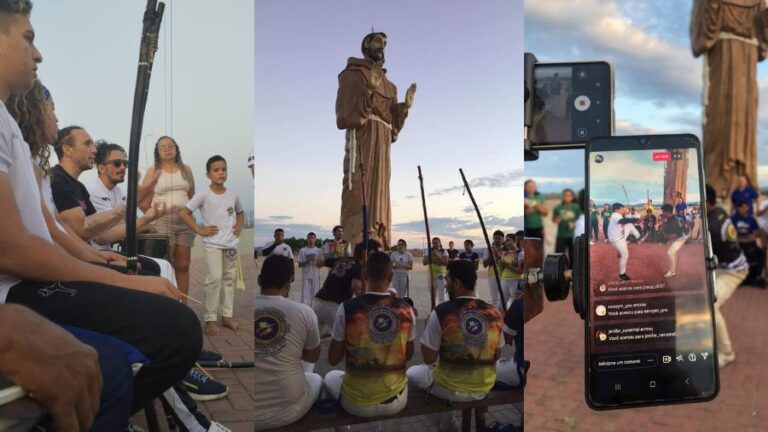 Roda Do Pôr Do Sol é atração turística em Canindé simbolismo da capoeira cearense