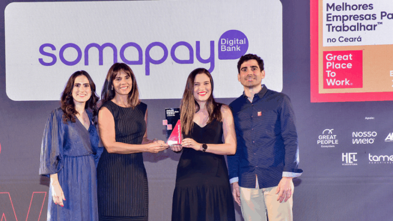 Somapay é reconhecida como uma das melhores empresas para trabalhar no Ceará pelo GPTW 2025