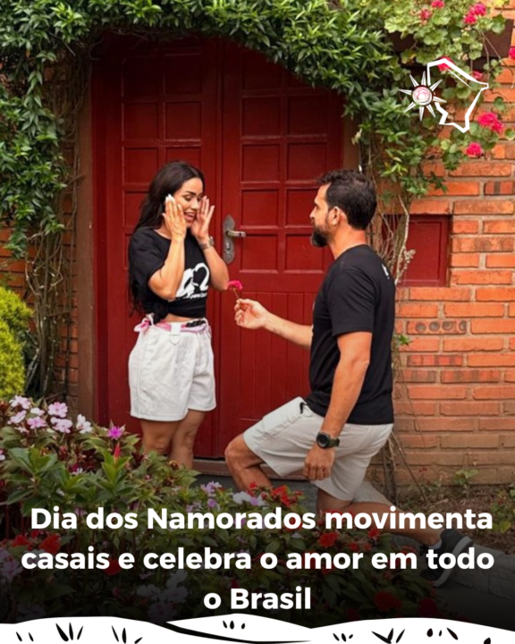 Dia dos Namorados movimenta casais e celebra o amor em todo o Brasil